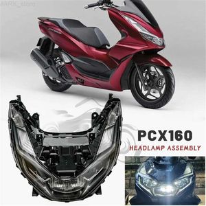 Ajuste de iluminación de motocicletas para 2021 - 2022 Honda PCX160 PCX125 PCX150 Accesorios de ensamblaje del faro delantero LED LED PCX 160 150 125 Cabeza LightL231225