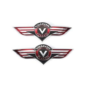 Pegatinas de motocicleta Tanque de gasolina Insignia izquierda derecha Emblema Calcomanía para Kawasaki Vcan Classic4626804 Entrega directa Automóviles Motocicletas A Ot096