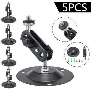 Monte 5pcs Soporte de montaje de pared de TV universal 360 grados de altavoces giratorios de 360 grados de techo soporte de monitor de cámara para exteriores interiores