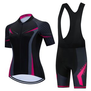 VTT Femme Ensemble Cyclisme Jersey Femmes Sportwear En Gros Femmes Vêtements Femme Vêtements Femmes Cyclisme Shorts Ensembles 240119