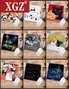 Pads de souris poignet repose xgz Big Promotion 22x18cm Cartoon Cat Head Cool Design Design Padbook Notebook Gaming Clavier Animal355M9357519