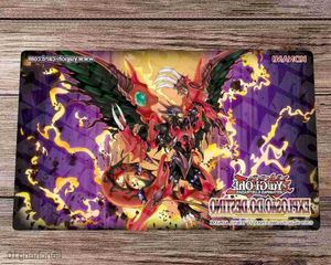 Tapis de souris Poignet YuGiOh D-HERO Destroy Phoenix Enforcer Tapis de jeu Tapis de jeu de cartes à collectionner Tapis de souris en caoutchouc antidérapant Tapis de bureau Sac R230818