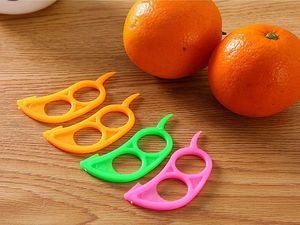 Forme de souris ouverte peau d'orange dispositif Orange Gadgets de cuisine outils de cuisine éplucheur Parer Type de doigt