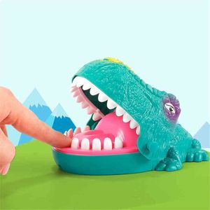 Boca dentista mordida dedo juego juguete divertido dinosaurio tirando dientes barra juegos juguetes para niños novedad interactiva broma truco bromas G220223