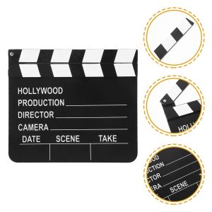 Film Clapboard Wood Clapperboard Prop pour scène Plays Photo Booth prop