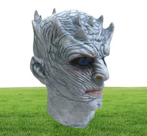 Film Game Thrones Night King Masque Halloween Réaliste Effrayant Cosplay Costume Latex Masque De Fête Adulte Zombie Accessoires T2001161648716
