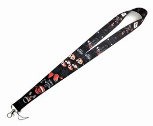 Film vampire Casual Neck Strap Lanyards Keychain Holder ID Card Pass Hang Rope Lariat Badge Holder Key Chain Femmes Mode Sacs Accessoires