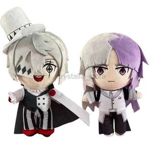 Films TV Toy en peluche 2pcs Bungo chiens errants Sigma Plush Gogol Fyodor Nikolai Anime Plushie Doll Cartoon Mute Polred Doll Toy Birthday Gift For Kids 240407