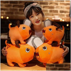 Films TV Peluche Jouet 9Pcs 25Cm Monstre Pochita Tronçonneuse Homme Poupée En Peluche Tronçonneuse Chien Cosplay Dessin Animé Film Personnage De Jeu Pour Enfant Dhuyd