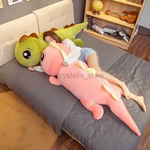 Películas TV Feathing Toy Giant Giant Big Eyes Dinosaur Toy de peluche Soft relleno animal Dinosaur Dina novia Sleeping Sleeping Baby Kids Birthday 240407