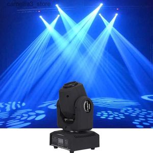 Lumières principales mobiles Ventes chaudes Mini Spot 30W LED lumière principale mobile avec plaque de couleur plaque Gobos haute luminosité 30W Mini LED lumière principale mobile DMX512 Q231107