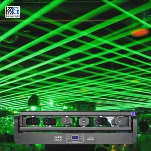 Moving Head Lights Laser Moving Head Light Moving Beam Laser Light 6 Olhos RGB Moving Laser DMX Stage Moving Beam Effect para DJ Disco Party Wedding Q231107