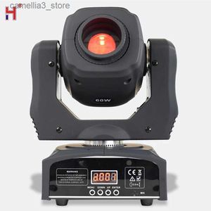 Moving Head Lights Moving Head 60W Led Spot Lights By Dmx Control Lyre Projector Mobile Good For Lighting Dj Party Lights Q231107