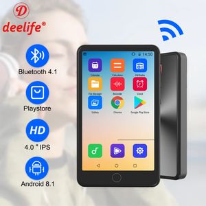 MP3 MP4 Players Deelife Player with WiFi and Bluetooth Full Touch Screen Android MP 4 Music Play supports Hebrew 231030