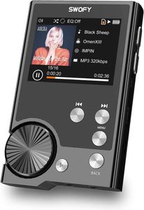 Lecteurs MP3 MP4 Lecteur hi-fi avec audio numérique haute résolution DSD sans perte Avec carte mémoire de 128 Go prenant en charge jusqu'à 256 Go 231206