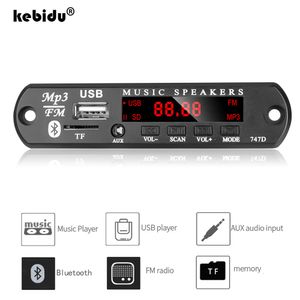 Reproductores MP3 MP4 Kebidu Wireless Bluetooth 9V-12V MP3 WAV Decoder Board Módulo de audio USB TF Radio para accesorios de automóvil con control remoto 230922