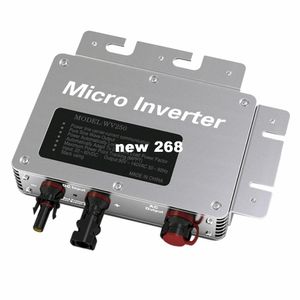 Freeshipping MPPT 260W Grid Tie Micro Inversor 22-50VDC a 110V o 220V AC Inversor de onda sinusoidal pura 260W WV250 Inversor para panel fotovoltaico de 200-300W