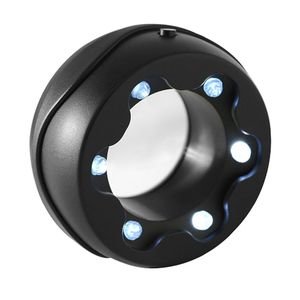 Freeshipping MQ-7X Lupa de limpieza iluminada Lupa de sensor SLR con CCD / CMOS Polvo que ilumina LED brillante para videocámara con cámara DSLR