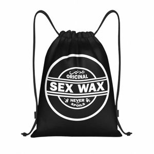 Mr Zogs Sex Wax Drawstring Backpack Sports Gym Gym Gym Bolse para hombres Mujeres Surf Surf Gift Shop Sackpack U5Hz#