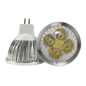 Bombilla LED MR16 de 12V, 9W, 12w, 15w, bombilla LED de alta potencia mr 16, lámpara blanca/blanca cálida