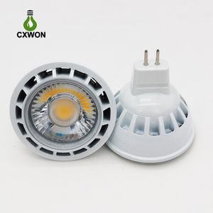 Foco LED regulable COB bombillas E27 MR16 GU10 GU5.3 3W 5W bombilla de foco 110V 220V iluminación empotrada
