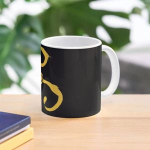 Tazas La llamada de Cthulhu - El signo amarillo en King's Gold Taza de café Juegos de tazas Porcelana personalizada