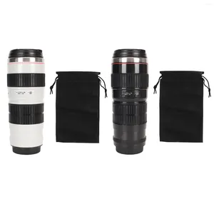 Tasses Camera Lens Café Masse Mutipurpose en acier inoxydable tasses congélateur SAFE SACE résistant Isolaté pour les hommes voyage