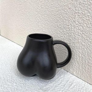 Tazas Taza de café de cerámica de color sólido creativo Agua Simple Diversión Personalidad BuMilk Jugo Sala de dibujo Taza de decoración de escritorio