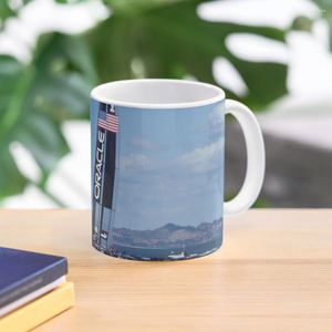 Tazas Oracle Team USA- Taza de café Taza de América Tazas térmicas creativas para llevar turista