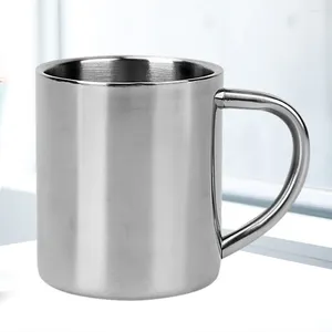 Tazas portátiles de viaje al aire libre de acero inoxidable café té taza taza camping hogar para el hogar cocina parte conveniente