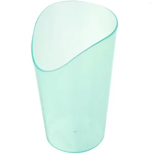 Tazas Souper Taza Taza a prueba de ahogas Cazas de cuidado discapacitados Dieta de líquido de plástico de agua discapacitado