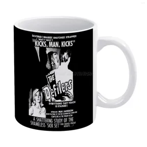 Tasses The Defilers tasse blanche personnalisée imprimée drôle tasse à thé cadeau personnalisé café Vintage S films Exploitation Exploit