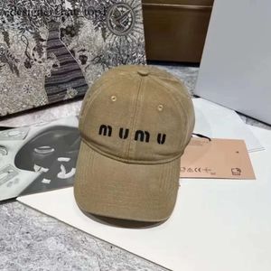 MUI MUI Fashion Brand Designer Baseball Cap Caps Caps Unisex Unisexe Solid Geometric Imprimed Ferted Farm Canvas Hommes Dust Sac Snapback Fashion Sunlight Women Hats 3632