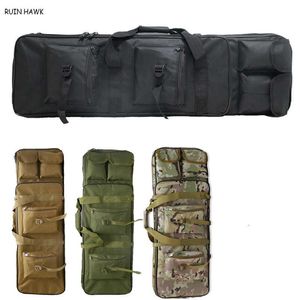 Multi-function Bags 81cm / 94cm / 115cm Military Rifle Backpack Tactical Rifle Case Oxford Hunting Bag Airsoft Air Gun Holster Shoulder BagHKD230627