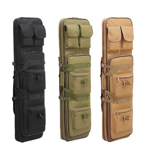 Multi-function Bags Outdoor sports nylon tactical gun bag military hunting rifle shooting equipment leather cover CS combat game equipmentHKD230627