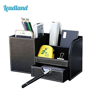 Multi-fonction bureau papeterie organisateur porte-stylo stylos support crayon pour accessoires de bureau fournitures 220510