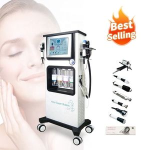 Multifonctionnel 7 en 1 Alice Bubble Microdermabrasion Eau Oxygène Peeling Aspirateur Blackhead Remover Aqua Pore Remover Facial Machine