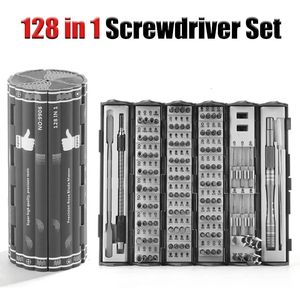 Multi Functional Screwdriver Set 128 in 1 Portable Precision Hand Screw Drivers Kit Style Folding Home PC Phone Repair Tools 240123