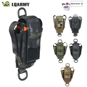 Multi-funtion Ammo Pouch Tools Knives Pouch Tactical Molle Suitable For Folding Batton Flashlights Belt Backpack Accessories 230412
