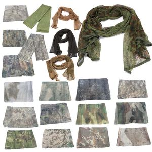 Multiusos Airsoft Paintball Equipo de tiro Cara Cuello Protección Pañuelo Velo Pañuelo Táctico Airsoft Camuflaje Bufanda NO04-003