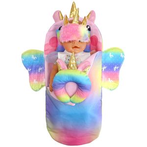 Multicolor horse Sleeping Packet Suitable For Carrying 43cm Baby Doll 17 Inches american girl clothes Accessories