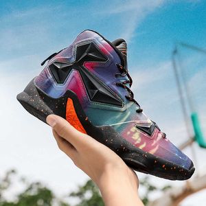 Multicolor para mujer para hombre High Top Basketball Shoes New Designer Sneakers Youth Casual Sports Trainers Black White
