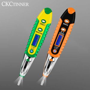 Crayon de Test multinumérique AC DC 12-250V er tournevis électrique affichage LCD détecteur de tension stylo électricien outils
