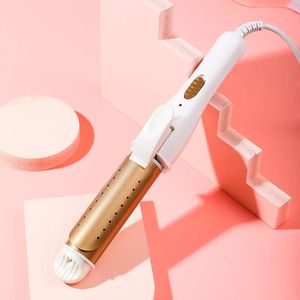 Multifunction 3 In 1 Gold Ceramic Hair Curler Hair Curling Iron Hair Straightener Heated Roller Professional Hair Styling Tools 240115