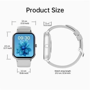 Multifonction l54 Smart Watch Life Imperproof Fitness Tracker Sport pour iOS Android Phone Smartwatch Trate moniteur de fréquence cardiaque Fonctions de pression artérielle DHL