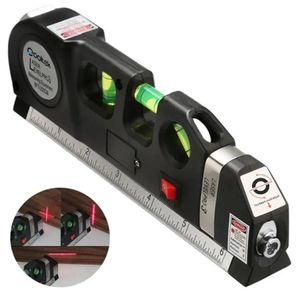 Multifunctional and high-precision steel ruler cross linear laser level