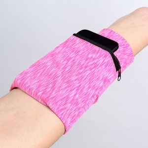 Multifunctional Sweatband Zipper Ankle Wrap Sport Wrist Strap Wallet Storage Bag Case Badminton Basketball Wristband Sweatband 7.25