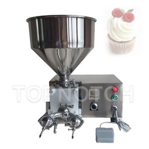 Máquina de llenado de hojaldre de crema de relleno de chocolate multifuncional Donut Cup Cakes Fillier Maker