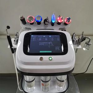 Microdermabrasion multifonctionnelle élimination de l'acné eau oxygène ultrasons soins de la peau visage ems peeling nettoyage en profondeur machine de blanchiment