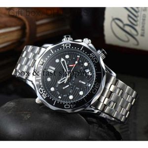 Reimpresión multifuncional Relojes de pulsera Moda Casual Modelo OMG Acero de lujo Deporte de alta calidad 43 mm Dial Hombre Reloj Mujer Reloj de pulsera Relgio Montredelu